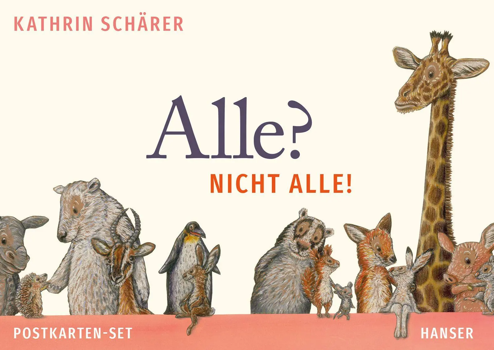Cover: 9783446285927 | Alle? Nicht alle! Postkarten-Set | Kathrin Schärer | Taschenbuch