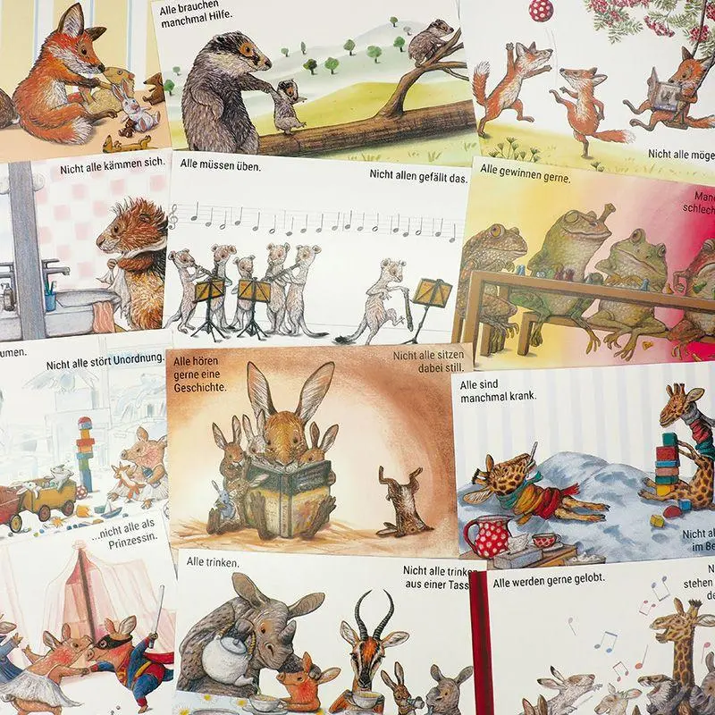 Bild: 9783446285927 | Alle? Nicht alle! Postkarten-Set | Kathrin Schärer | Taschenbuch