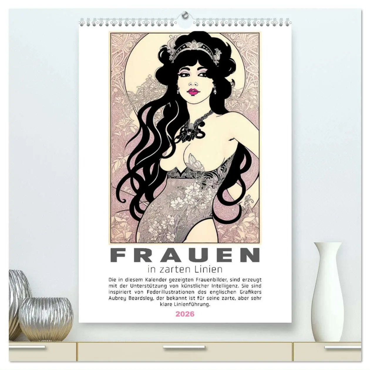 Cover: 9783457245927 | Frauen in zarten Linien (hochwertiger Premium Wandkalender 2026 DIN...