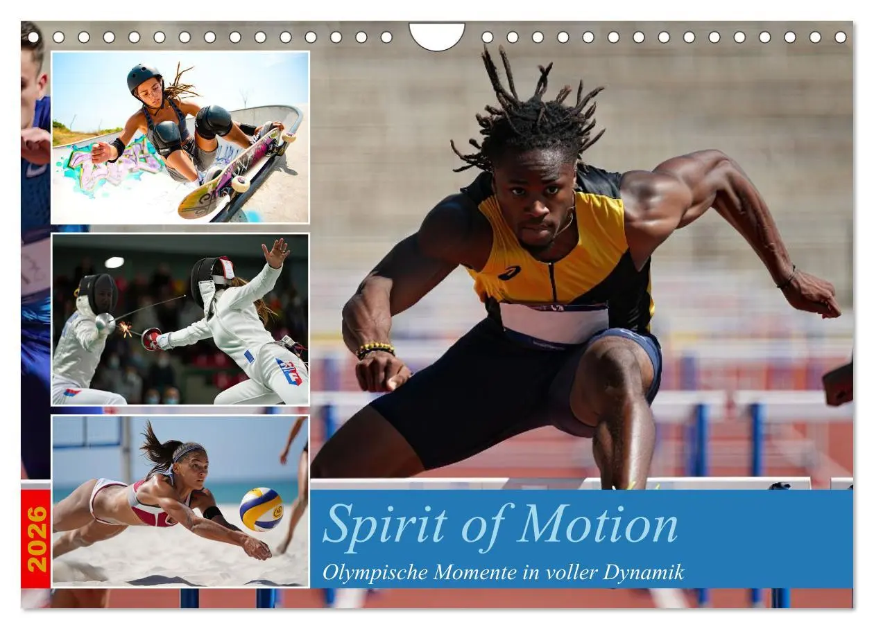 Cover: 9783516645927 | Spirit of Motion (Wandkalender 2026 DIN A4 quer), CALVENDO...