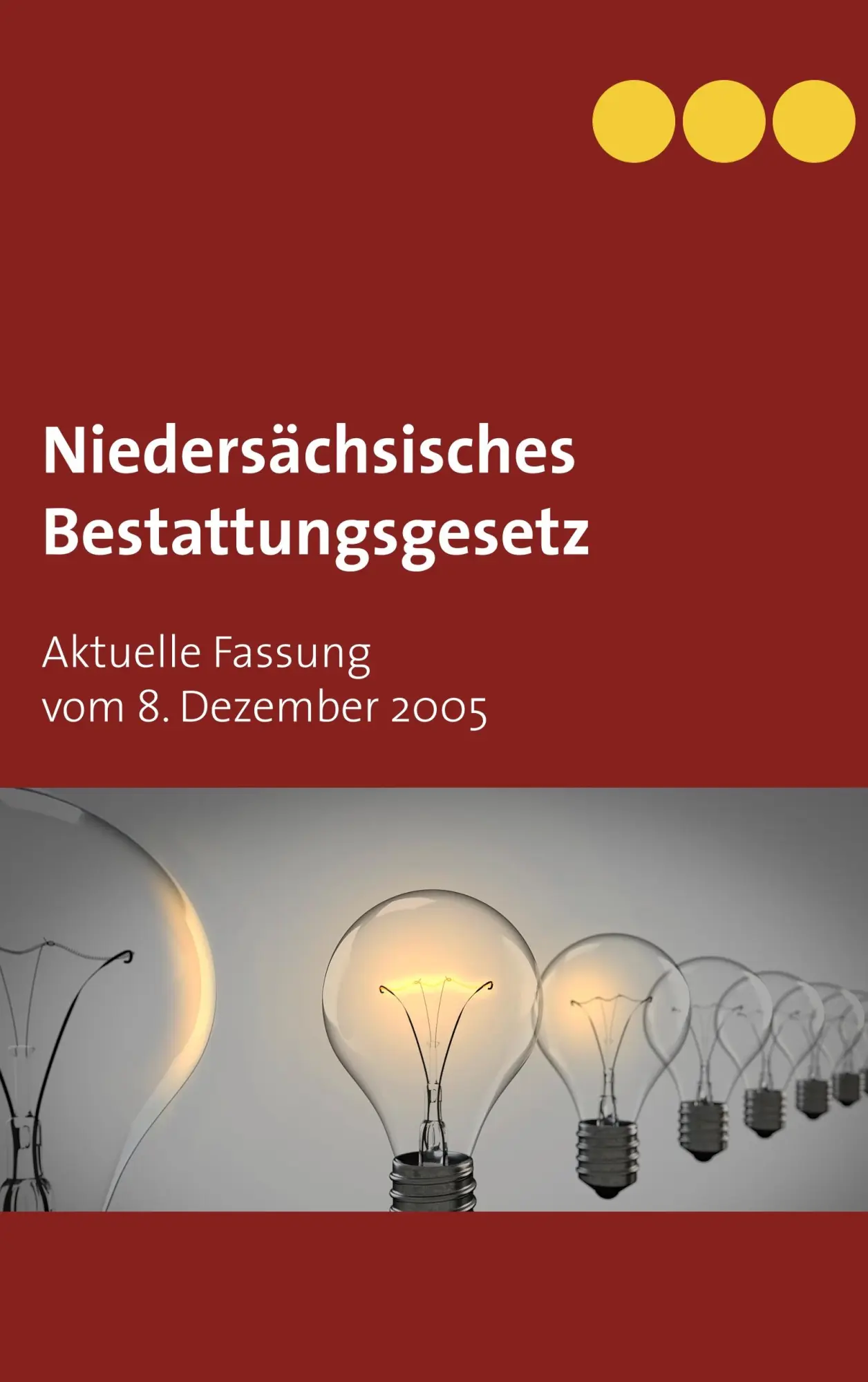 Cover: 9783746015927 | Niedersächsisches Bestattungsgesetz | Sebastian Andreas Götz | Buch