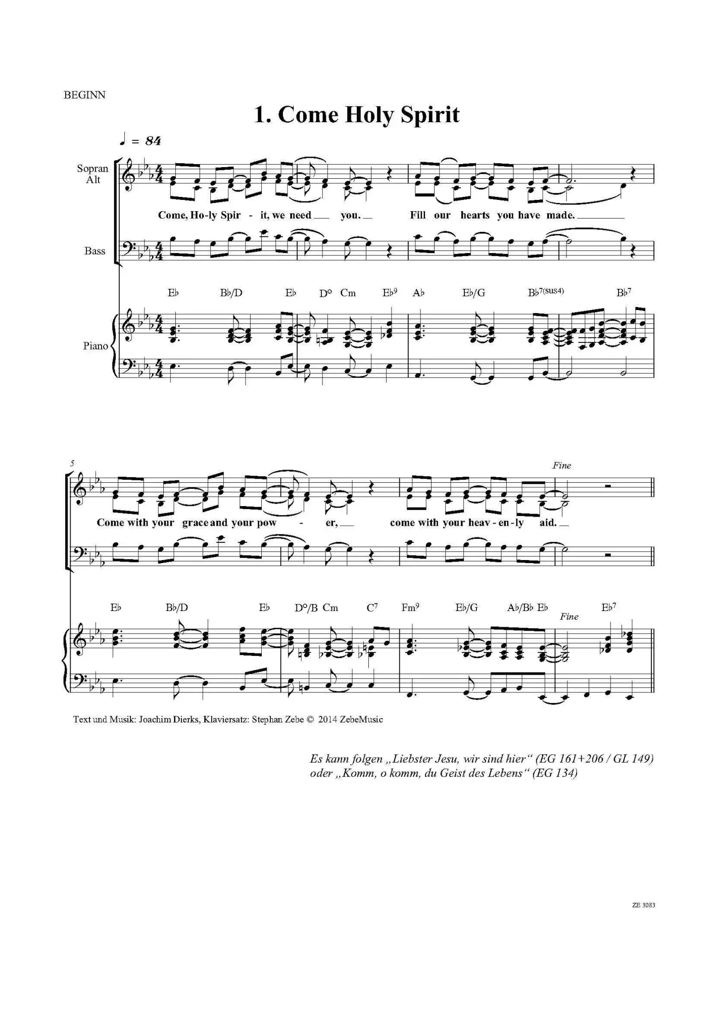 Bild: 9783940745927 | Glory to God! Gospel liturgisch. | Stephan Zebe | Broschüre | Partitur