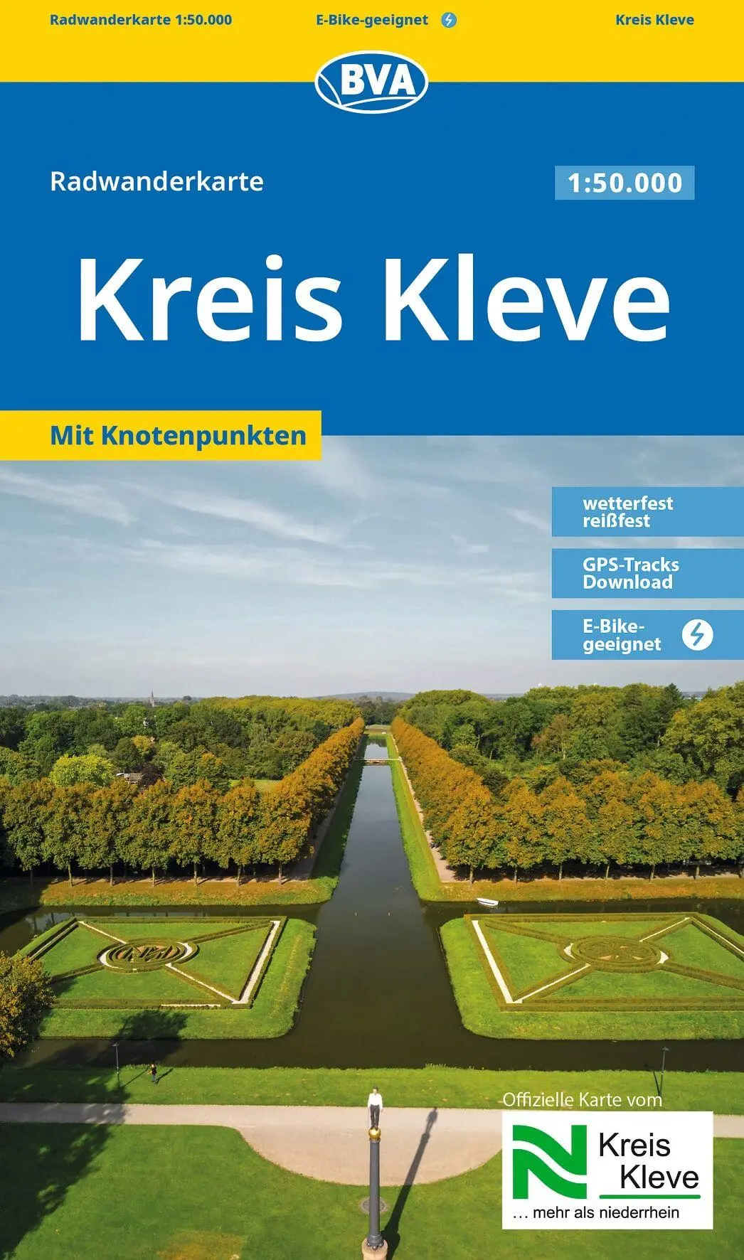 Cover: 9783991545927 | BVA Radwanderkarte Kreis Kleve 1:50.000 | (Land-)Karte | Deutsch
