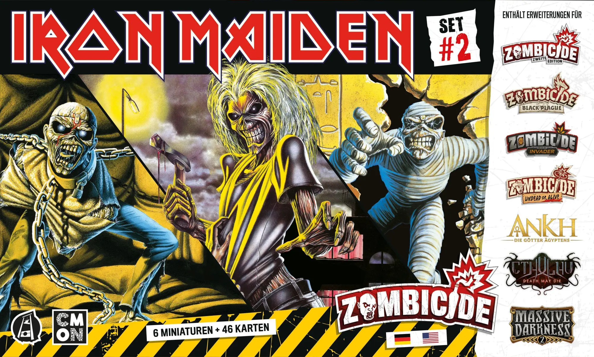Cover: 889696016027 | Zombicide - Iron Maiden Set #2 | Cmon | Spiel | CMND1245 | Deutsch