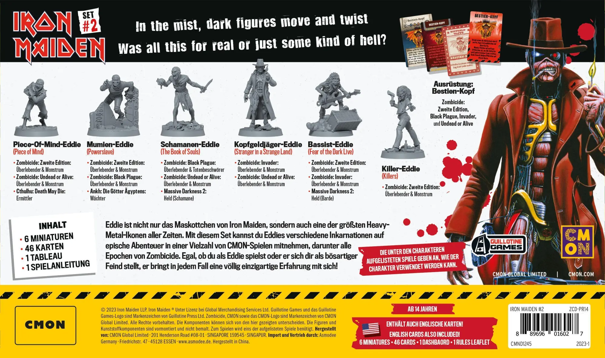 Bild: 889696016027 | Zombicide - Iron Maiden Set #2 | Cmon | Spiel | CMND1245 | Deutsch