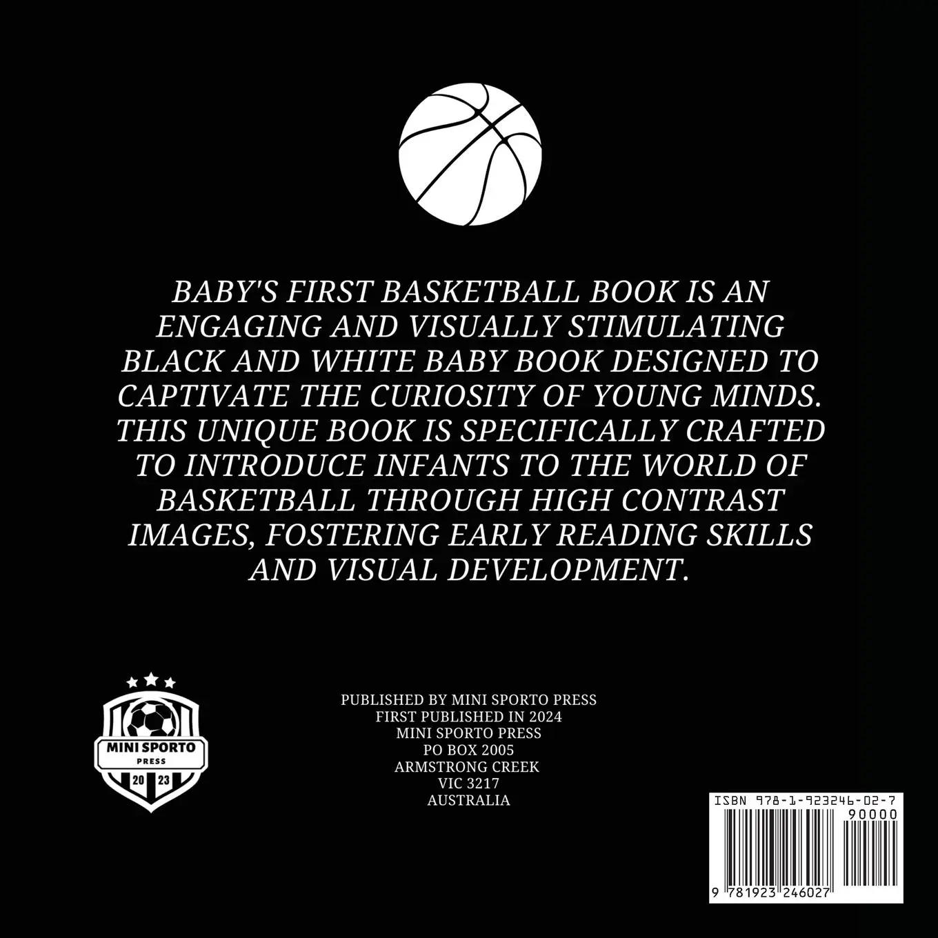 Rückseite: 9781923246027 | Baby's First Basketball Book | Jacques Garin | Taschenbuch | Englisch