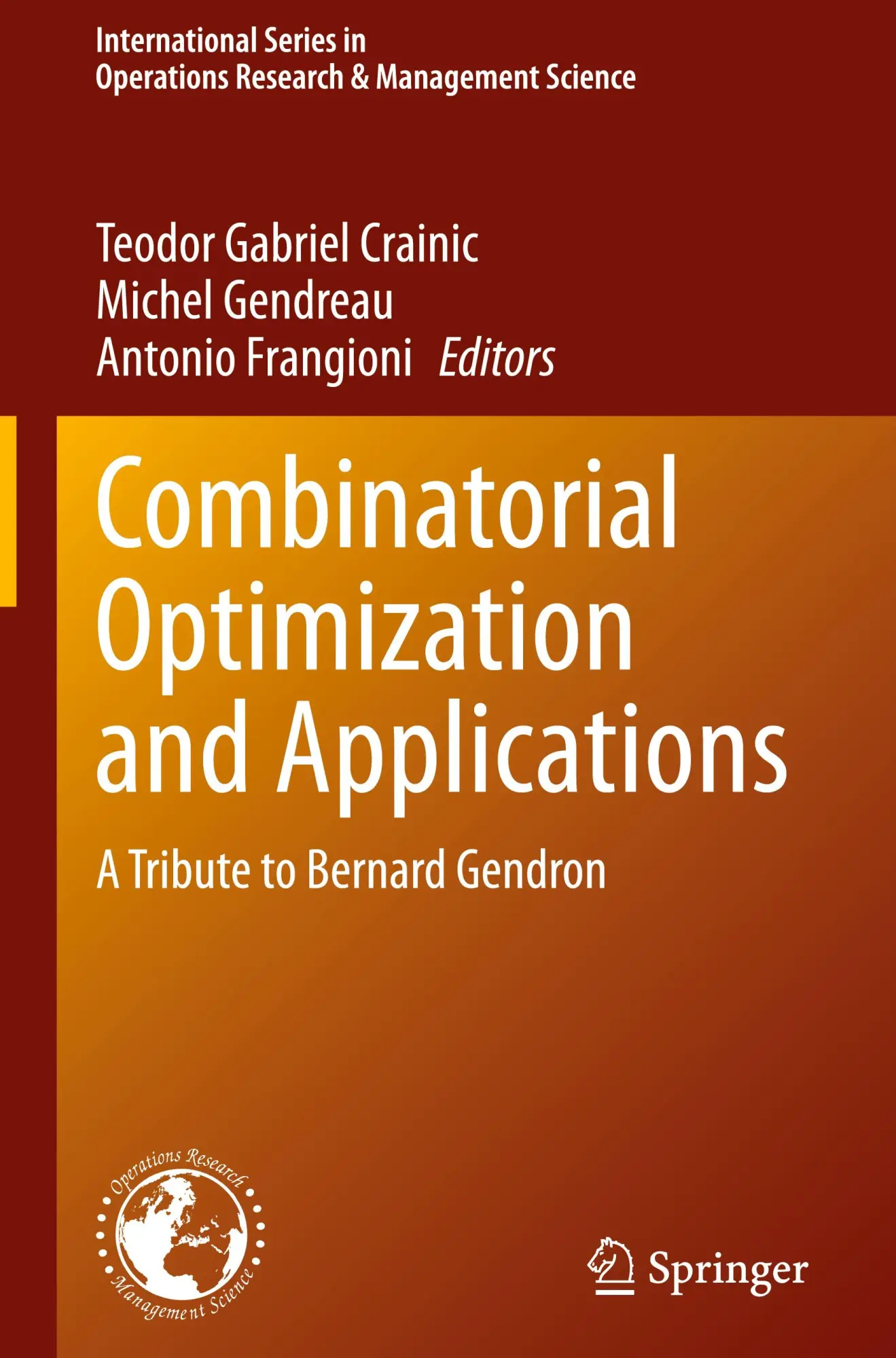 Cover: 9783031576027 | Combinatorial Optimization and Applications | Crainic (u. a.) | Buch