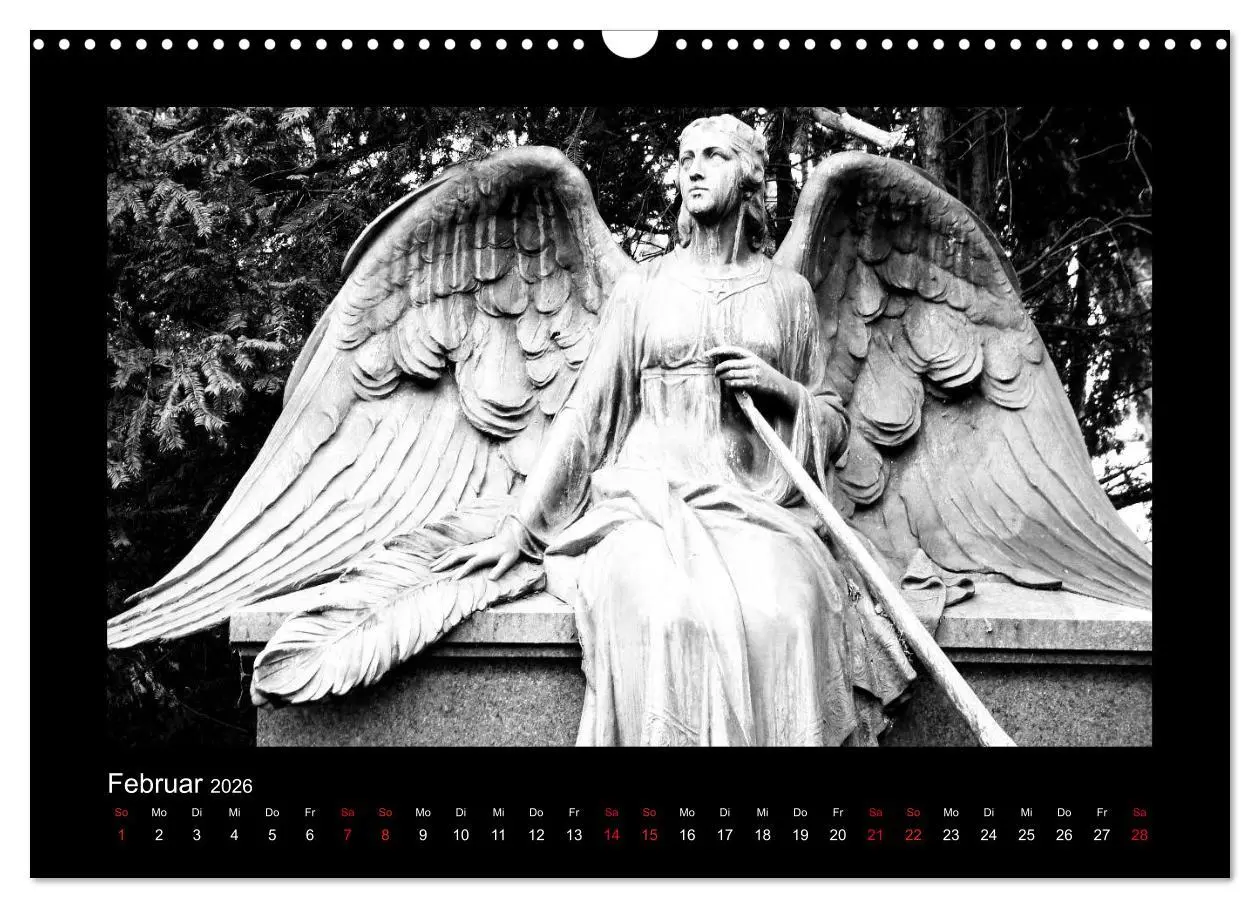 Bild: 9783516156027 | Die Engel von Melaten (Wandkalender 2026 DIN A3 quer), CALVENDO...