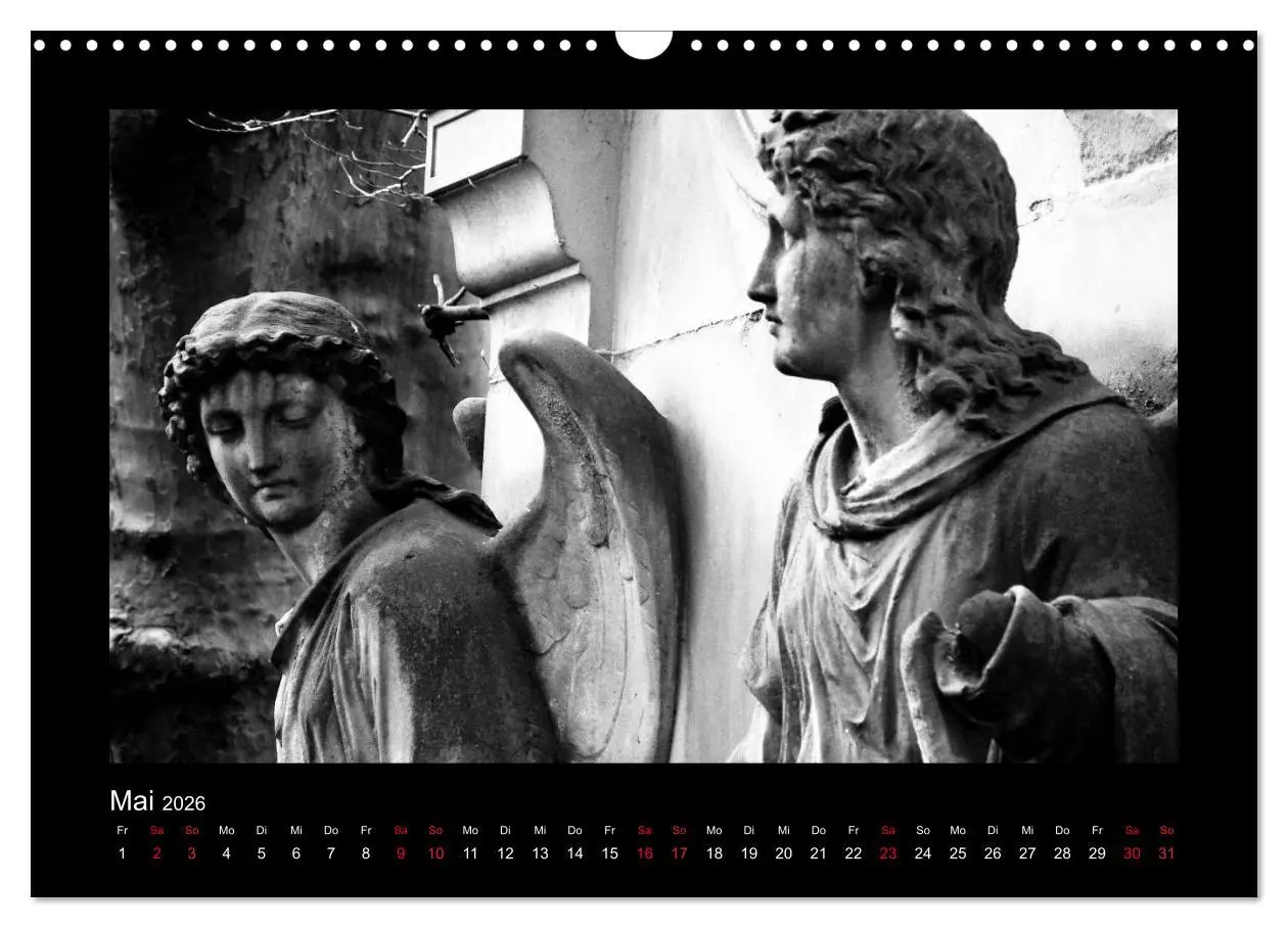 Bild: 9783516156027 | Die Engel von Melaten (Wandkalender 2026 DIN A3 quer), CALVENDO...