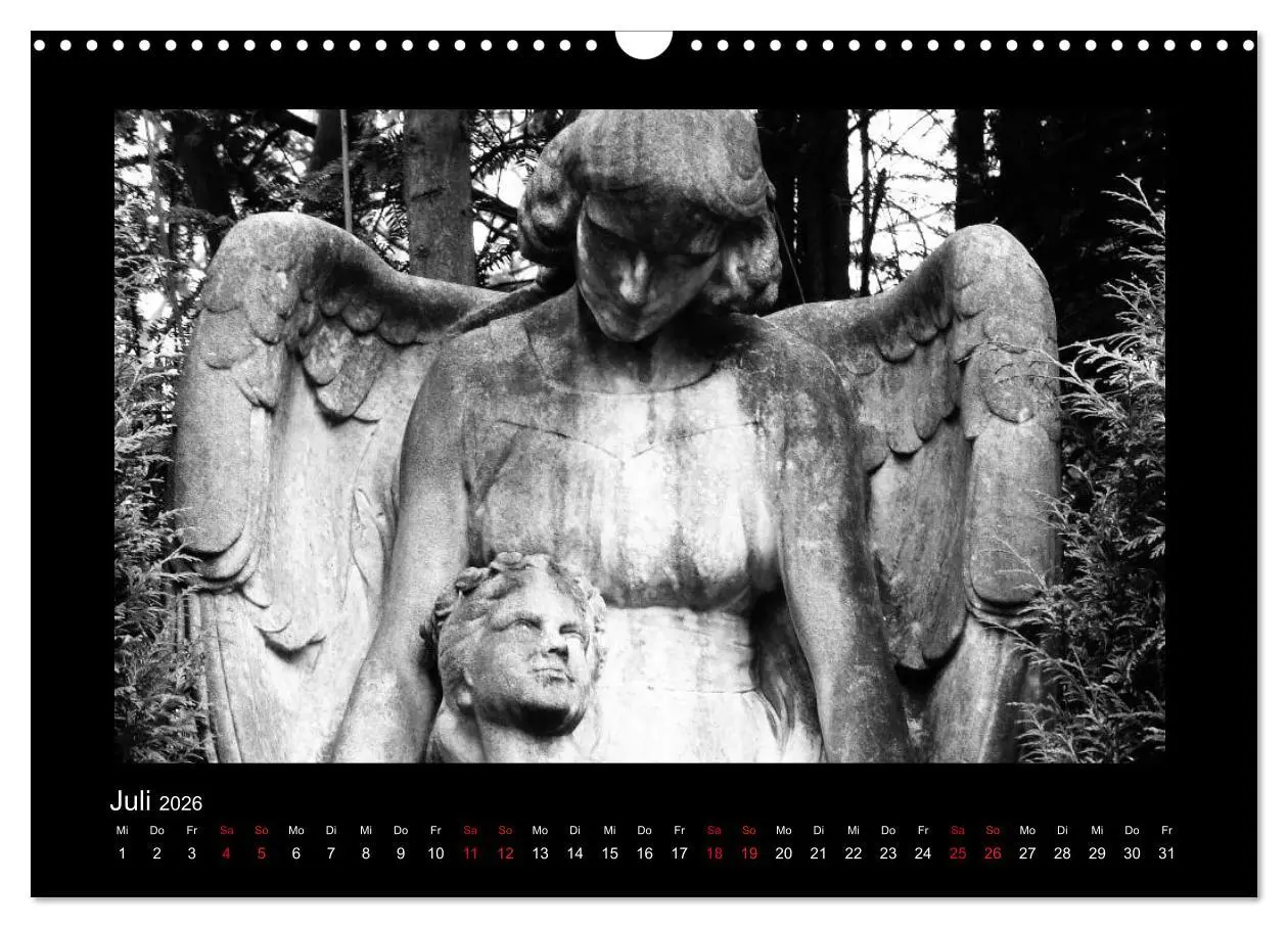 Bild: 9783516156027 | Die Engel von Melaten (Wandkalender 2026 DIN A3 quer), CALVENDO...