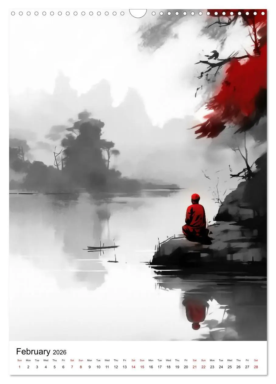 Bild: 9783516536027 | Zen Serenity (Wall Calendar 2026 DIN A3 portrait), CALVENDO 12...