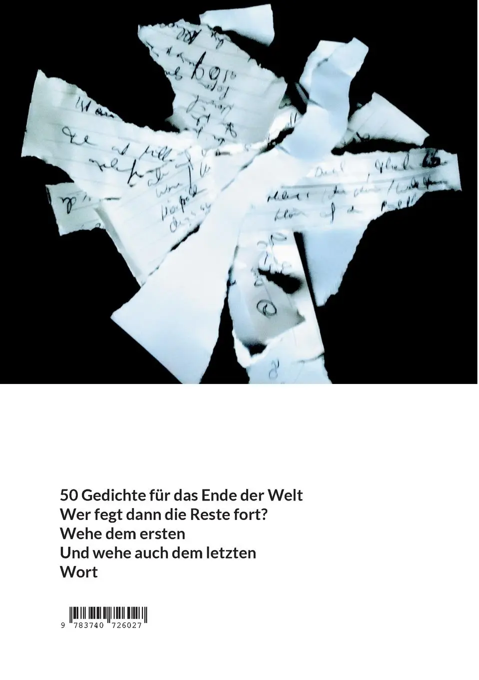 Rückseite: 9783740726027 | Gedichte für das Ende der Welt | Thomas Dahl | Taschenbuch | 118 S.
