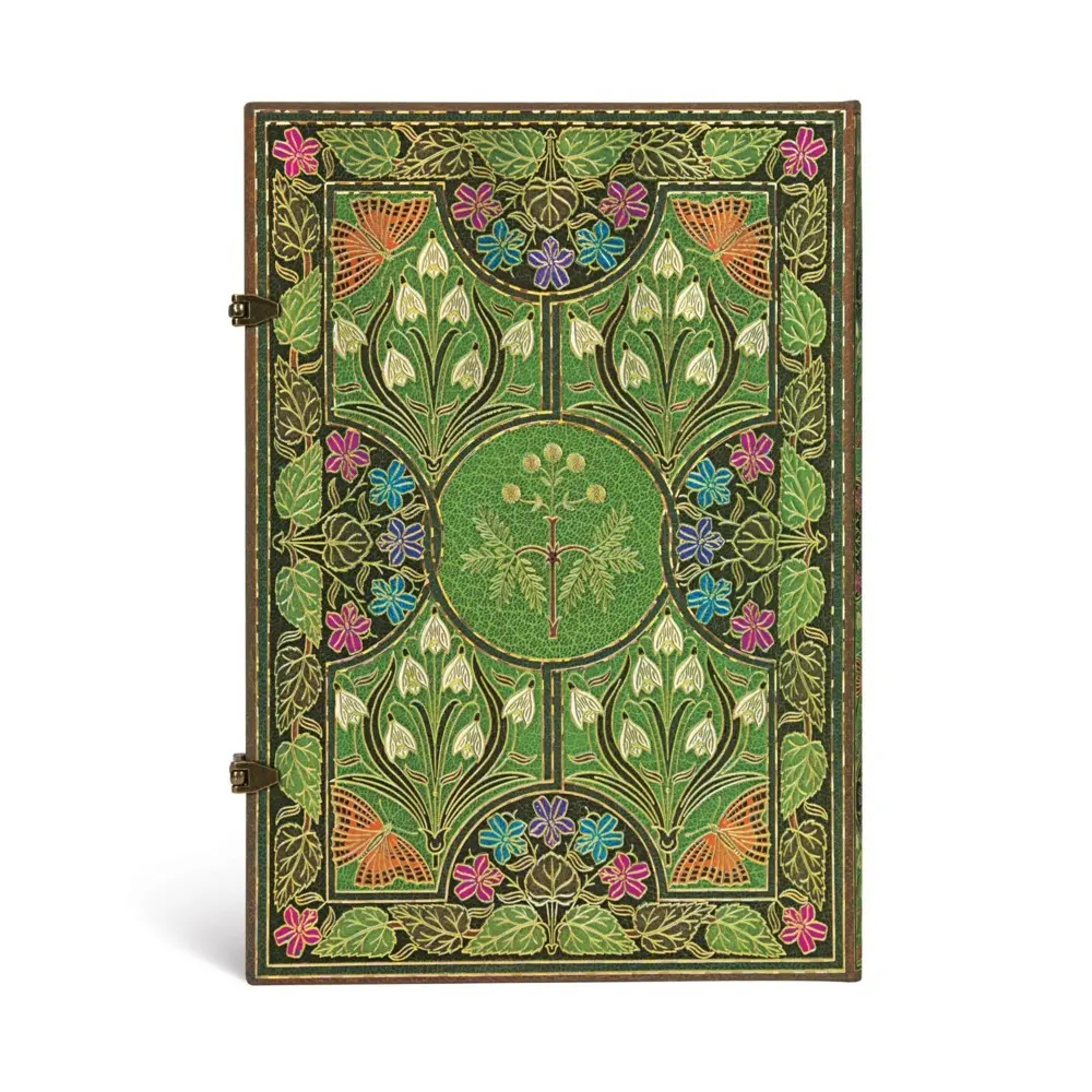 Bild: 9781439746127 | Notizbuch Blühende Poesie Grande Unliniert | Hardcover mit Schließe