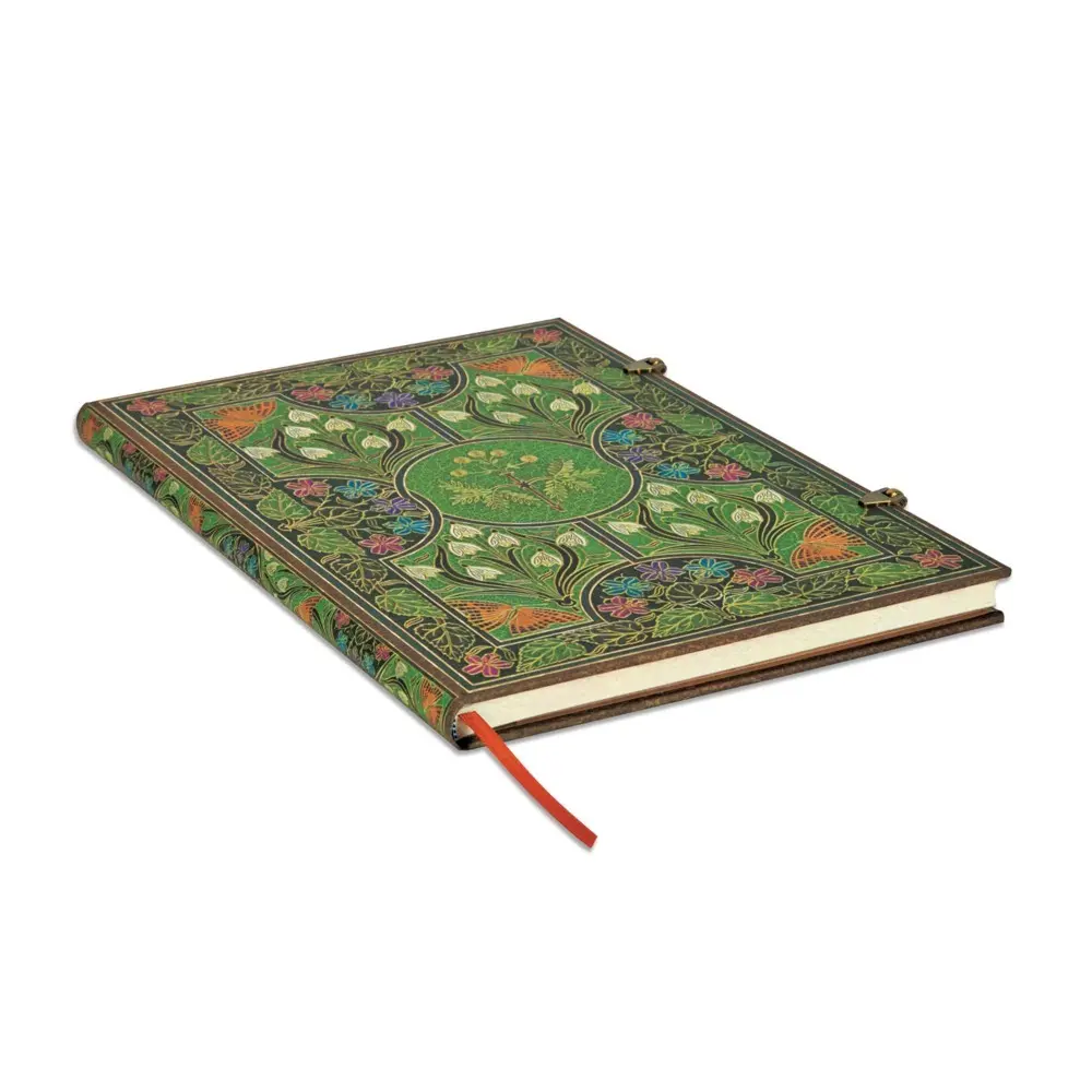Bild: 9781439746127 | Notizbuch Blühende Poesie Grande Unliniert | Hardcover mit Schließe