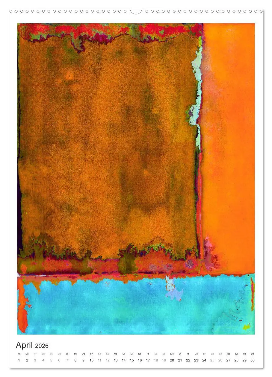 Bild: 9783516386127 | Ein leuchtendes Jahr: Abstrakte Kunst von Inga Pint (hochwertiger...