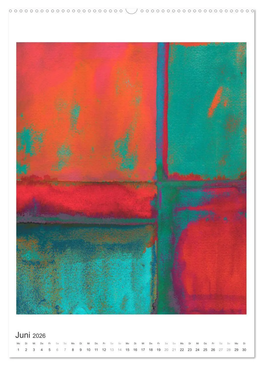 Bild: 9783516386127 | Ein leuchtendes Jahr: Abstrakte Kunst von Inga Pint (hochwertiger...