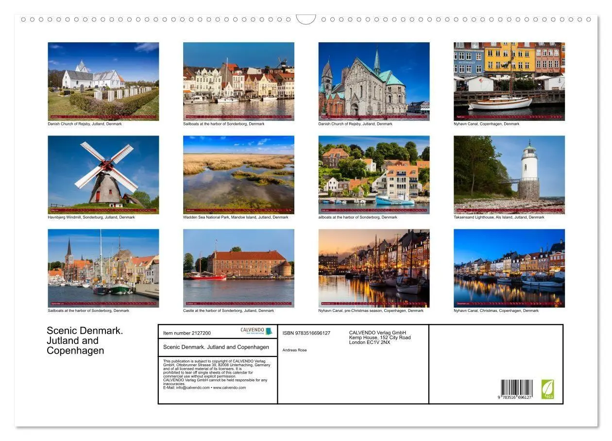 Bild: 9783516696127 | Scenic Denmark. Jutland and Copenhagen (Wall Calendar 2026 DIN A2...