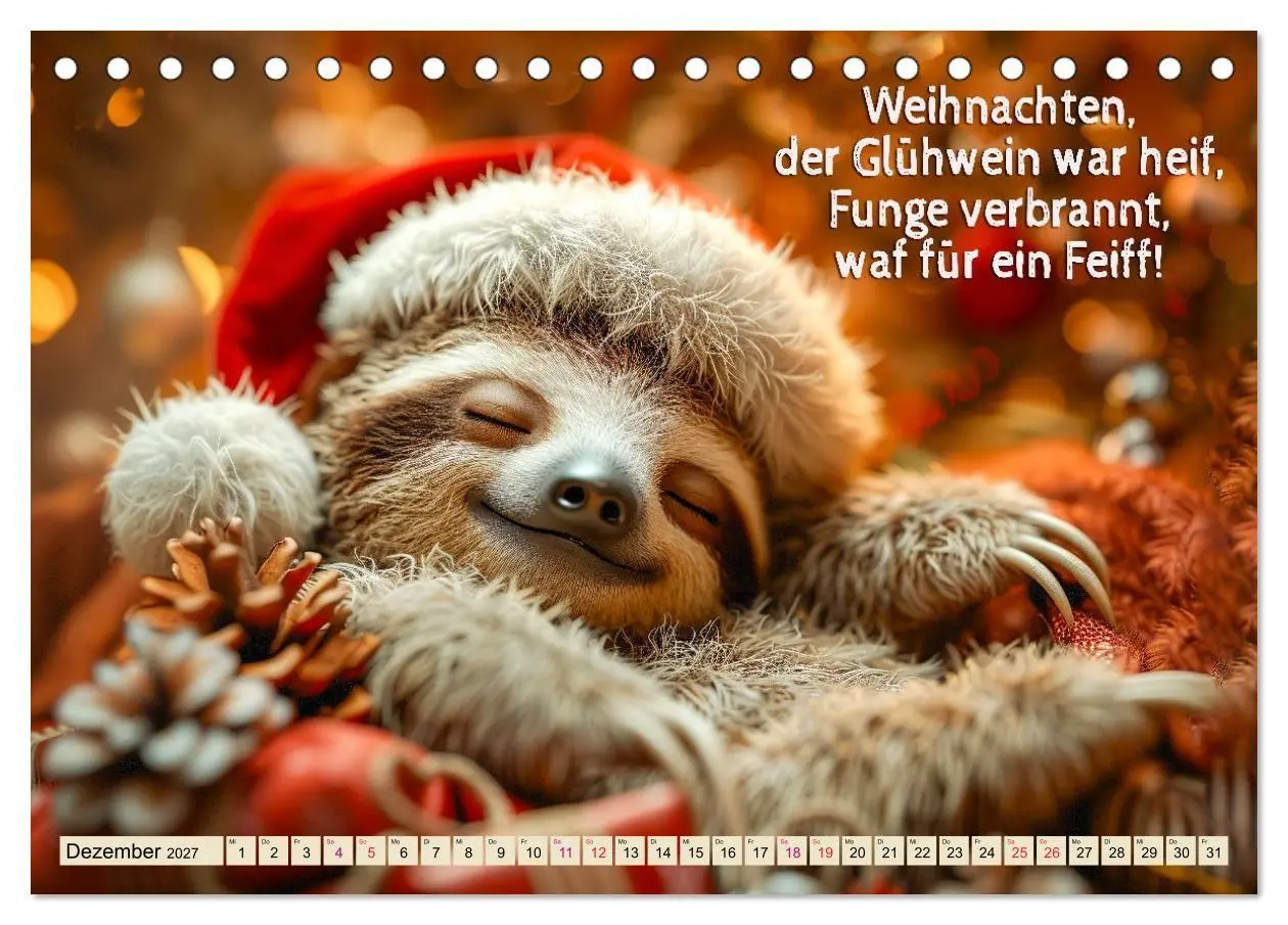 Bild: 9783569236127 | Faultier - Albtraum Sport (Tischkalender 2027 DIN A5 quer),...