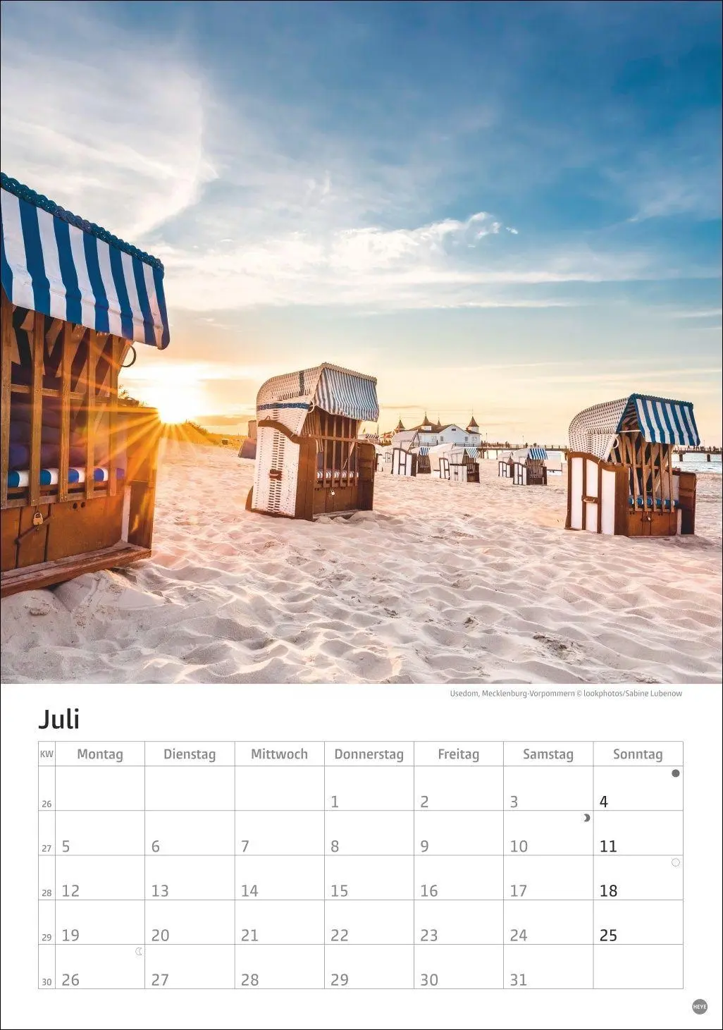 Bild: 9783756416127 | Deutschlands Küsten Kalender 2027 | Heye | Kalender | Spiralbindung