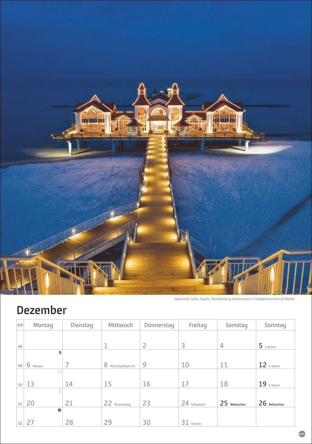 Bild: 9783756416127 | Deutschlands Küsten Kalender 2027 | Heye | Kalender | Spiralbindung