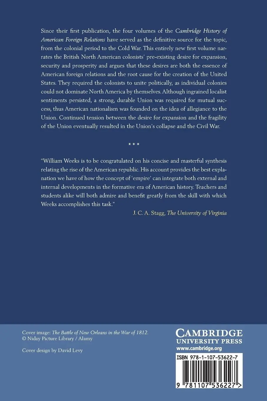 Rückseite: 9781107536227 | The New Cambridge History of American Foreign Relations | Weeks | Buch