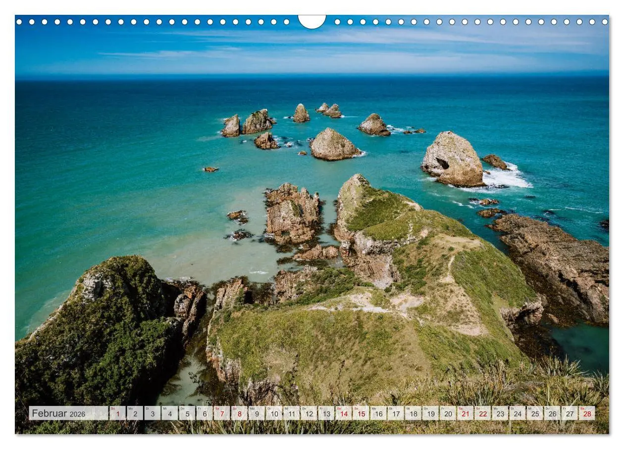 Bild: 9783457806227 | Neuseeland - Landschaftsträume (Wandkalender 2026 DIN A3 quer),...