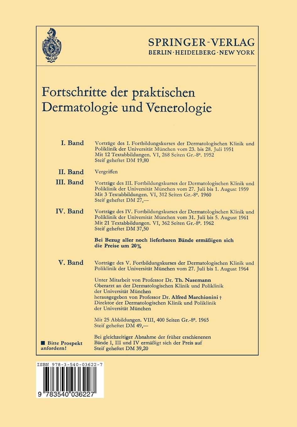 Rückseite: 9783540036227 | Acrodermatitis Chronica Atrophicans (Herxheimer) und Nervensystem