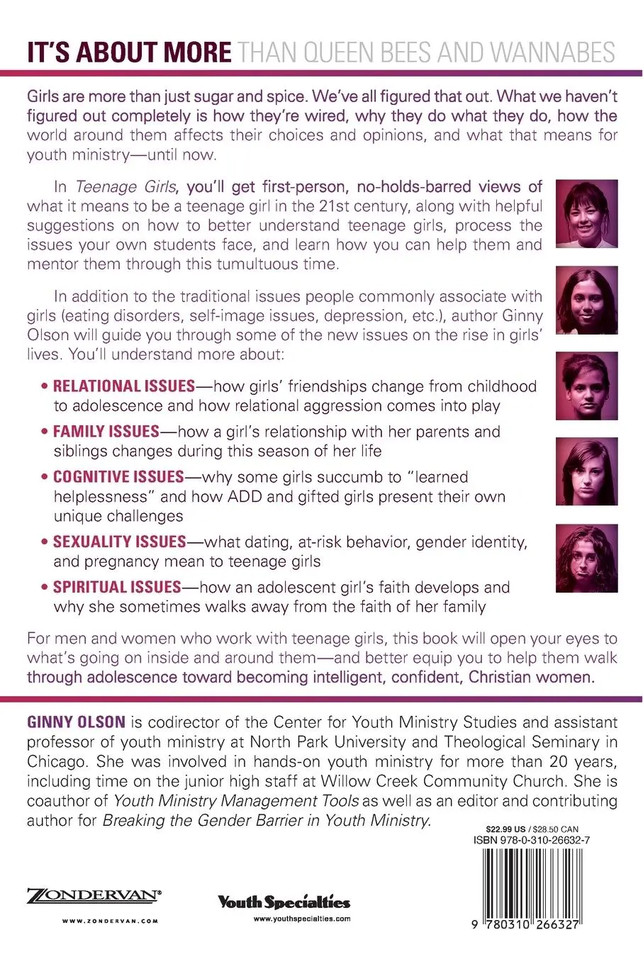 Rückseite: 9780310266327 | Teenage Girls | Ginny Olson | Taschenbuch | Englisch | 2006