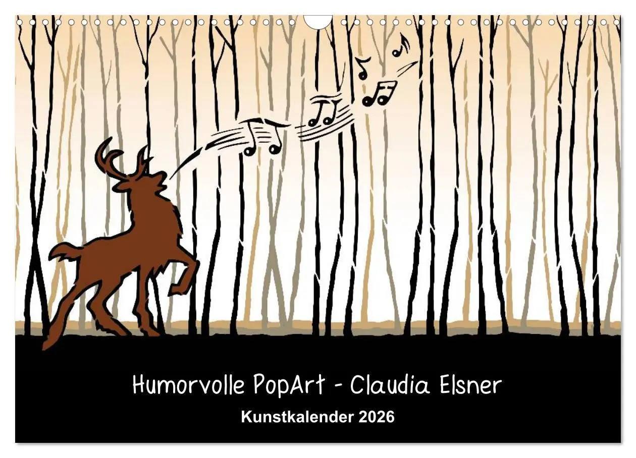 Cover: 9783516056327 | Humorvolle PopArt - Kunstkalender von Claudia Elsner (Wandkalender...