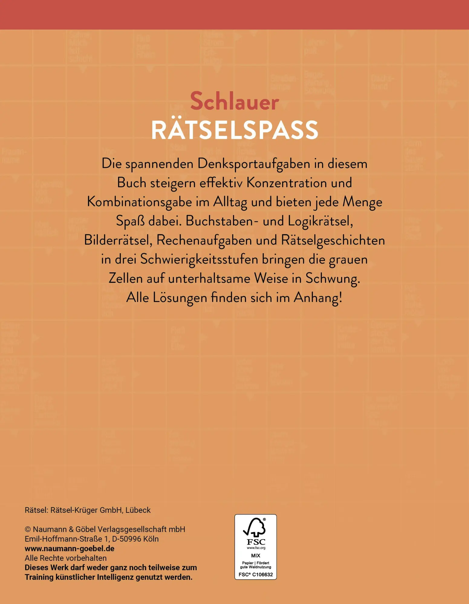 Rückseite: 9783625196327 | Fit im Kopf | Individuelles Gedächtnistraining für Erwachsene | Buch