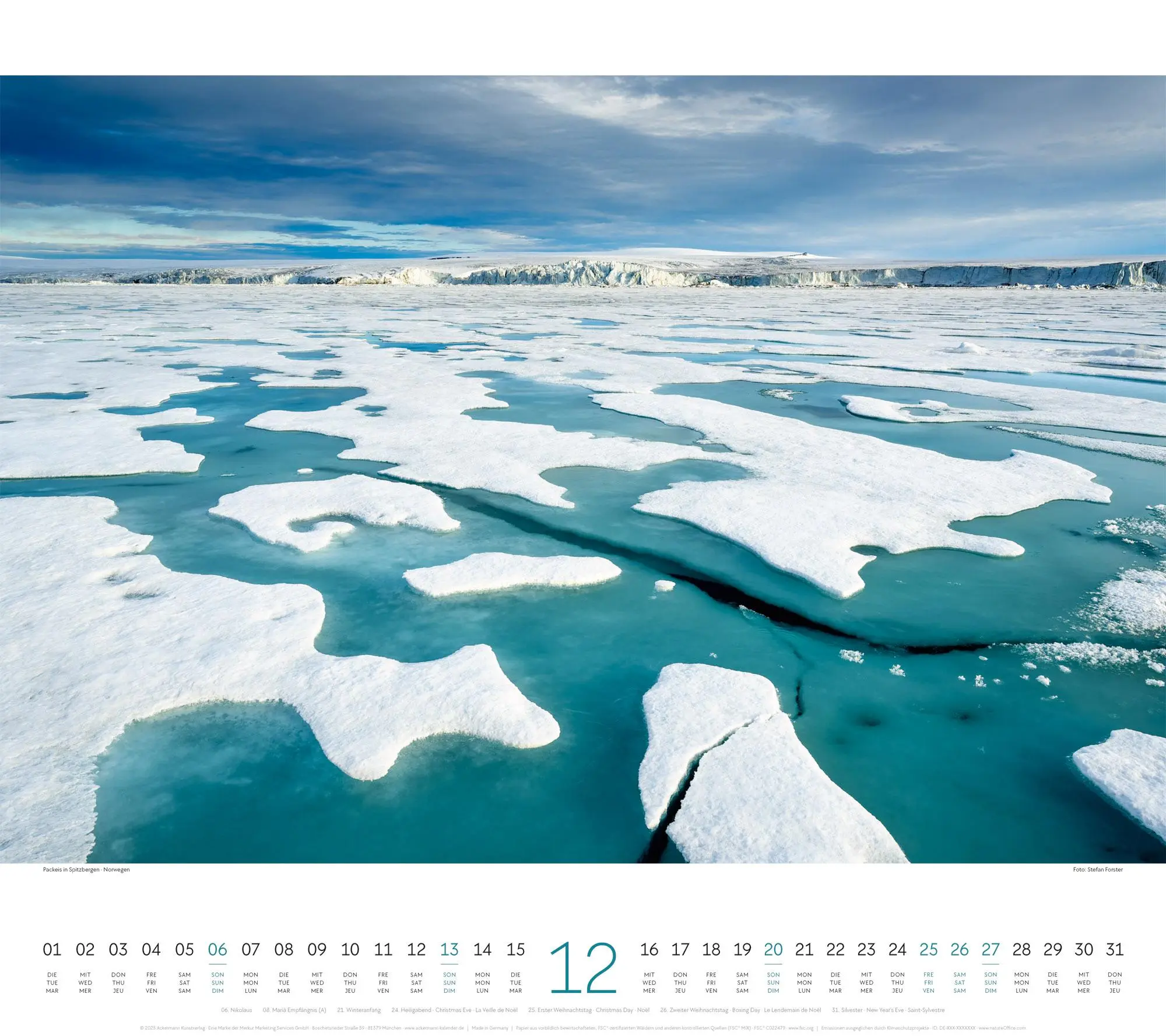 Bild: 9783838426327 | Wasser Kalender 2026 | Ackermann Kunstverlag GmbH | Kalender | 14 S.