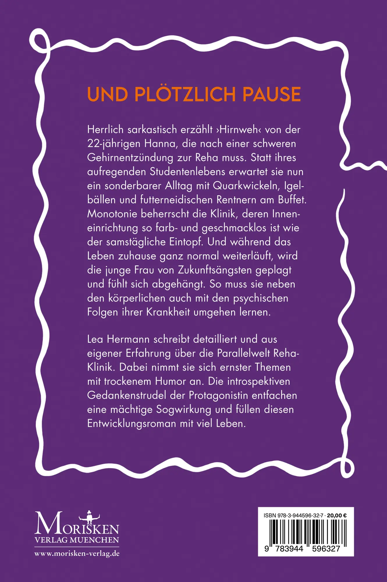 Rückseite: 9783944596327 | Hirnweh | Lea Hermann | Buch | 240 S. | Deutsch | 2022