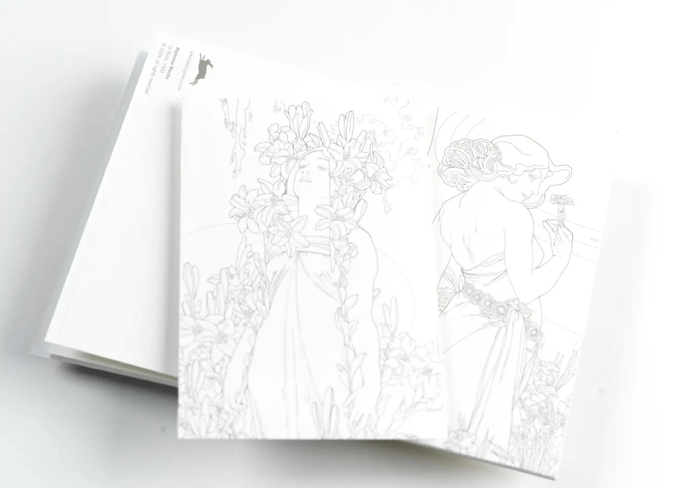 Bild: 9789460096327 | Alphonse Mucha | Watercolour Postcard Book / Postkarten - Malbuch