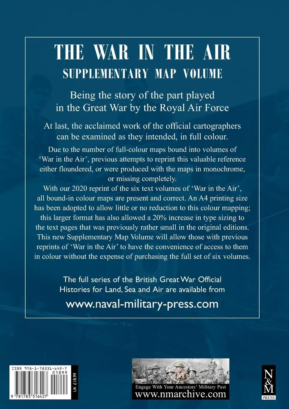 Rückseite: 9781783316427 | War in the Air. Being the Story of the part played in the Great War...