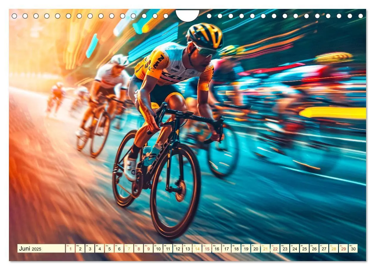 Bild: 9783383776427 | Radrennen - tolle Momente (Wandkalender 2025 DIN A4 quer), CALVENDO...