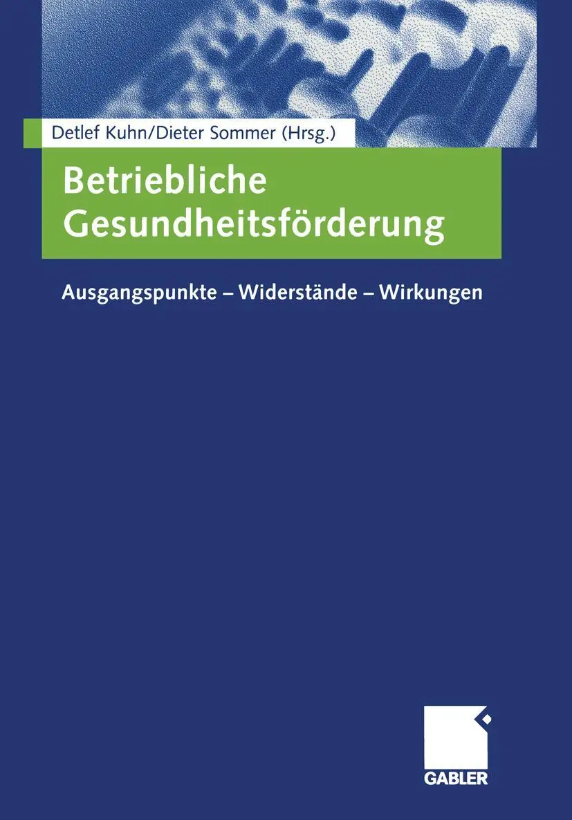 Cover: 9783409126427 | Betriebliche Gesundheitsförderung | Dieter Sommer (u. a.) | Buch | xii