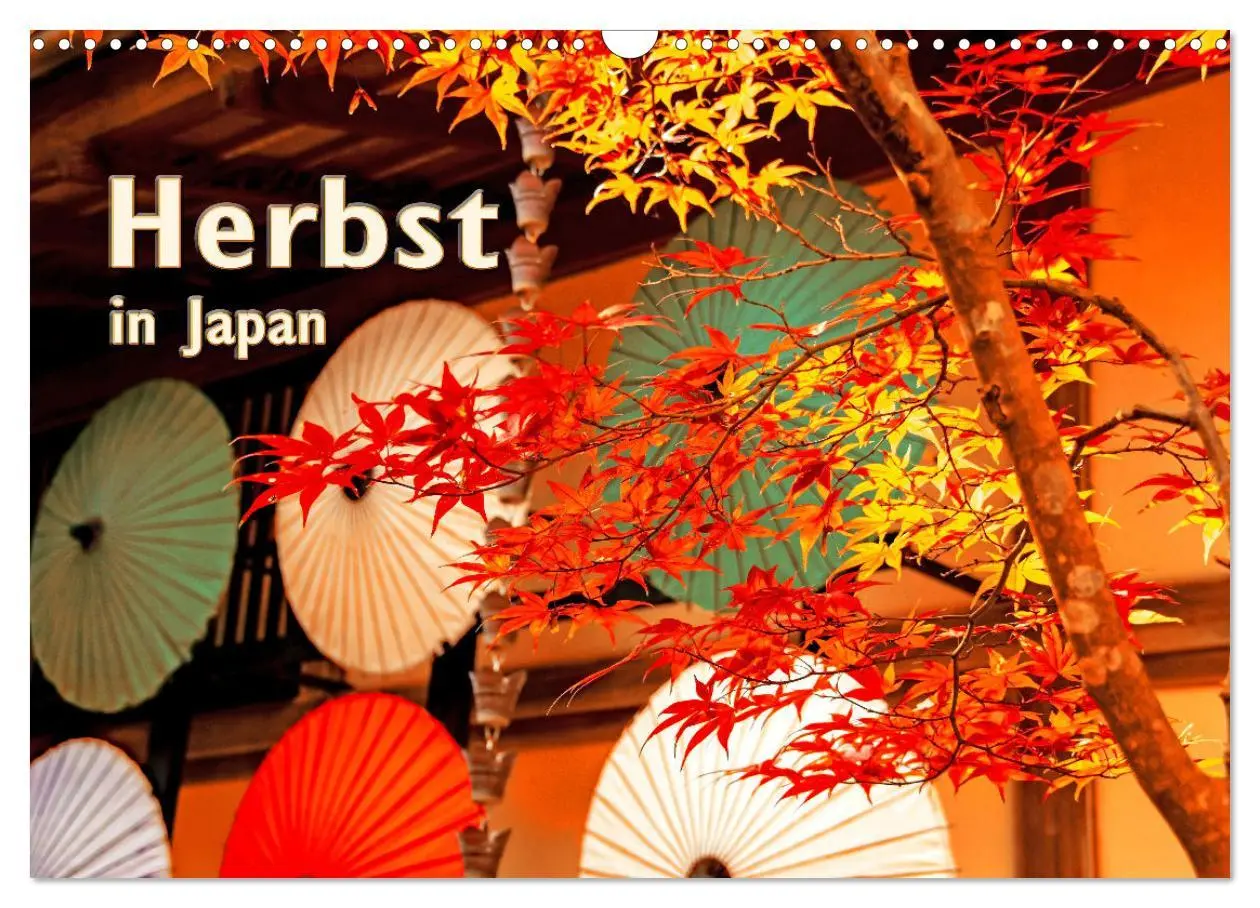 Cover: 9783457406427 | Herbst in Japan (Wandkalender 2026 DIN A3 quer), CALVENDO...