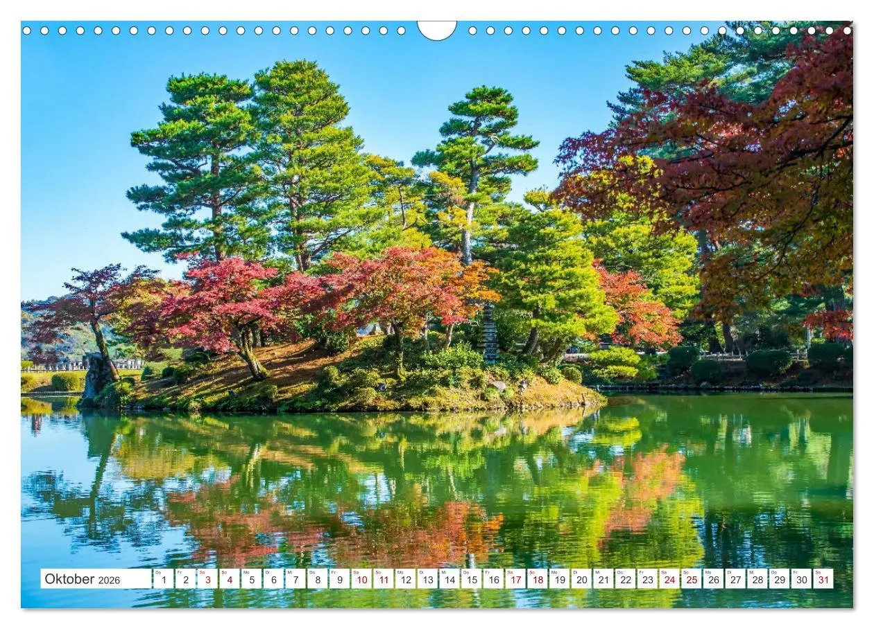 Bild: 9783457406427 | Herbst in Japan (Wandkalender 2026 DIN A3 quer), CALVENDO...