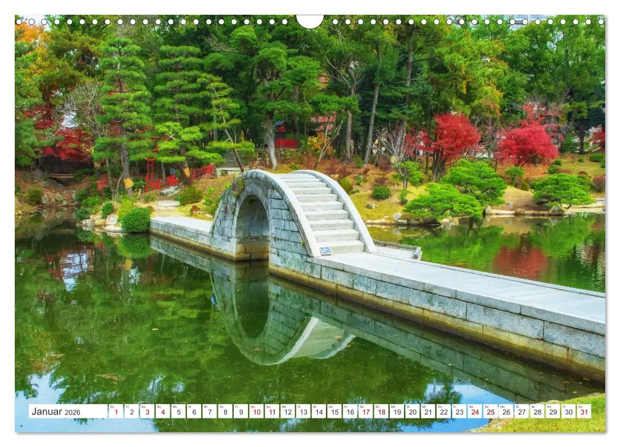 Bild: 9783457406427 | Herbst in Japan (Wandkalender 2026 DIN A3 quer), CALVENDO...