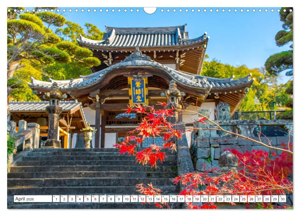Bild: 9783457406427 | Herbst in Japan (Wandkalender 2026 DIN A3 quer), CALVENDO...