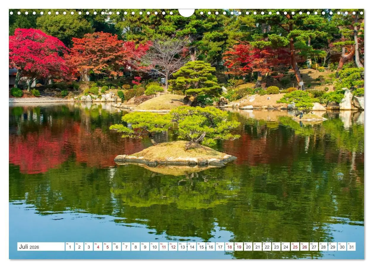 Bild: 9783457406427 | Herbst in Japan (Wandkalender 2026 DIN A3 quer), CALVENDO...