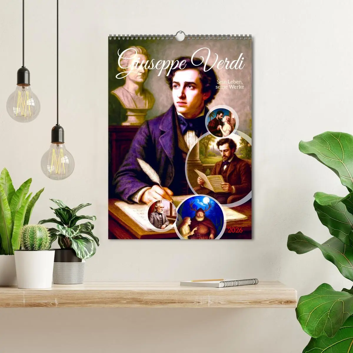 Bild: 9783516666427 | Giuseppe Verdi (Wandkalender 2026 DIN A3 hoch), CALVENDO...
