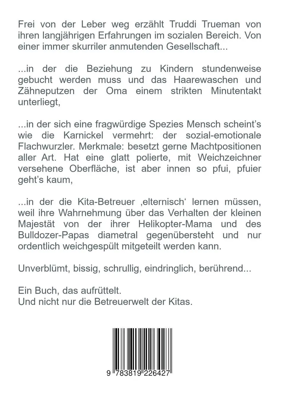 Rückseite: 9783819226427 | Bissi schräg bis völlig irre | Truddi Trueman | Taschenbuch | 282 S.