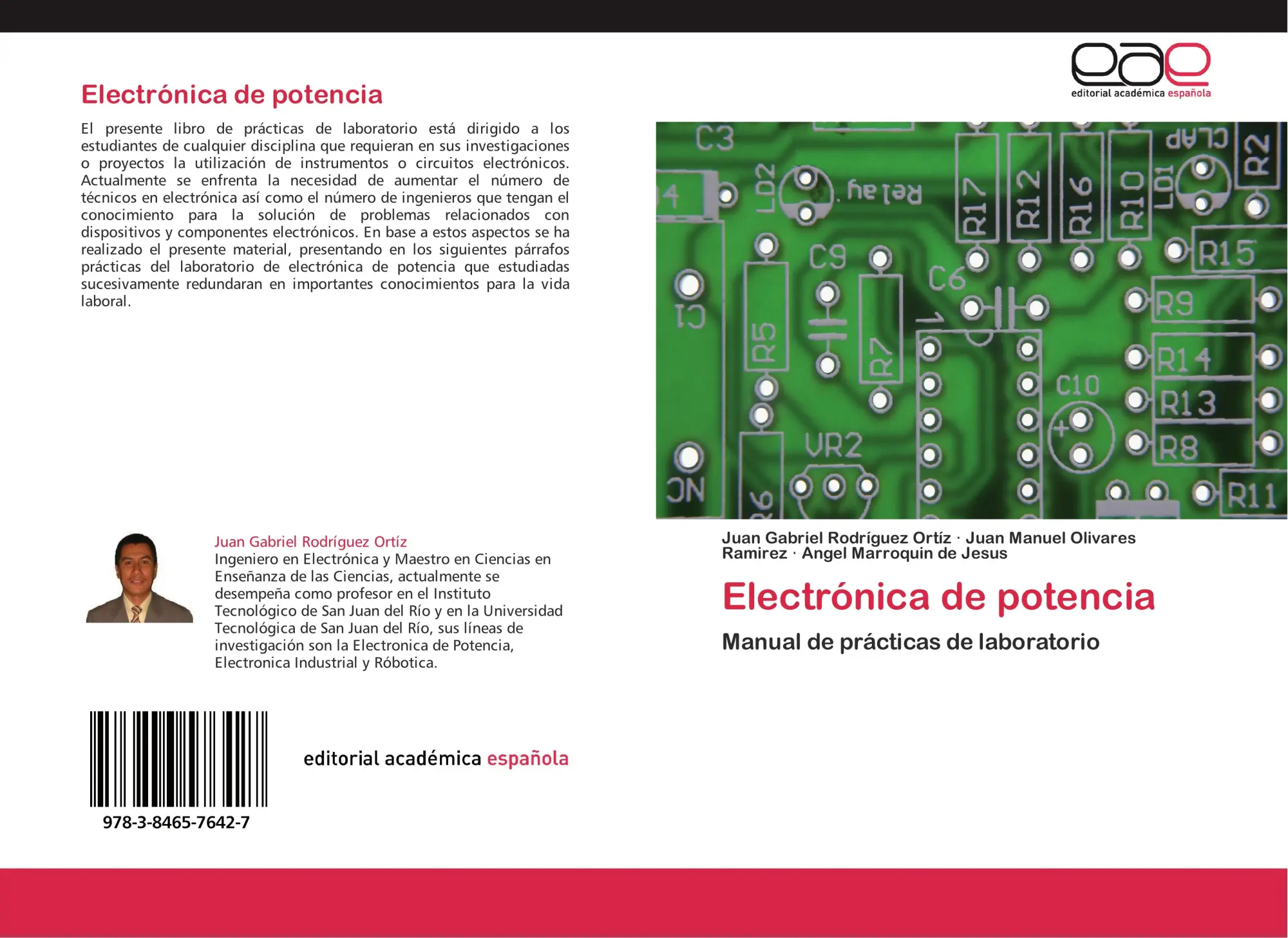 Cover: 9783846576427 | Electrónica de potencia | Manual de prácticas de laboratorio | Buch