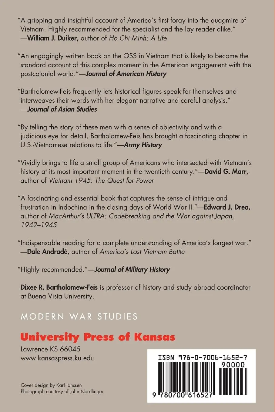 Rückseite: 9780700616527 | The OSS and Ho Chi Minh | Unexpected Allies in the War against Japan