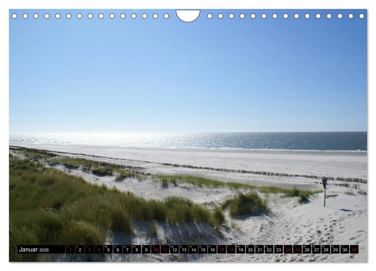 Bild: 9783457876527 | Entlang der Nordseeküste (Wandkalender 2026 DIN A4 quer), CALVENDO...