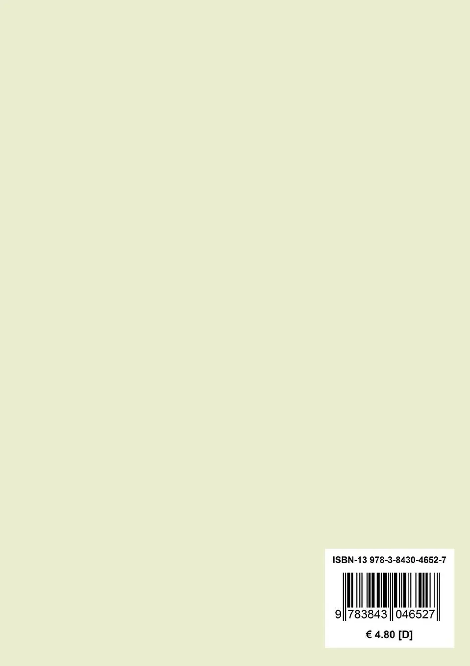 Rückseite: 9783843046527 | Antigone | Eine Tragödie | Sophokles | Taschenbuch | 52 S. | Deutsch