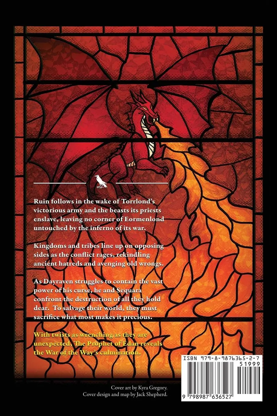Rückseite: 9798987636527 | The Prophet of Edan | Book Two of The Edan Trilogy | Philip Chase