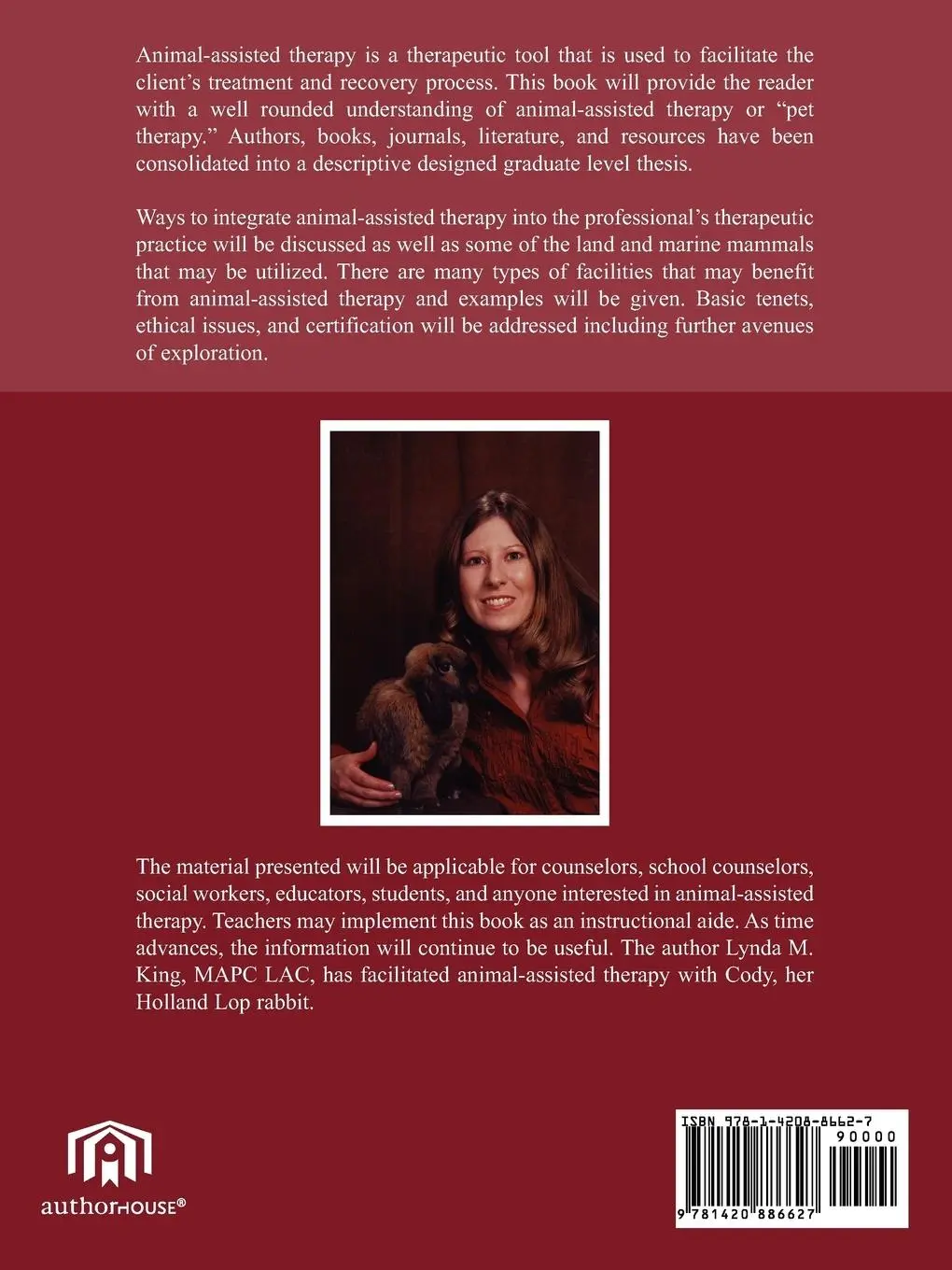 Rückseite: 9781420886627 | Animal-Assisted Therapy | Lynda M. King | Taschenbuch | Englisch