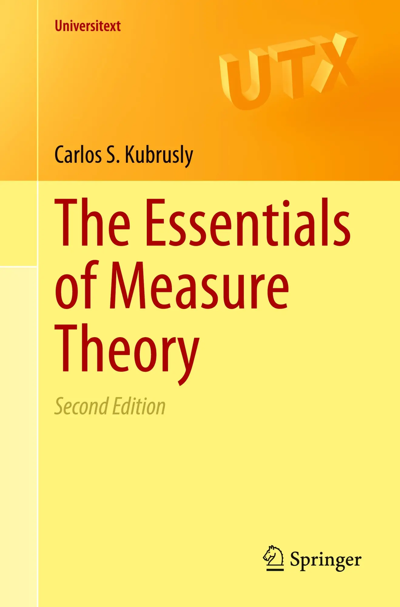 Cover: 9783032126627 | The Essentials of Measure Theory | Carlos S. Kubrusly | Taschenbuch